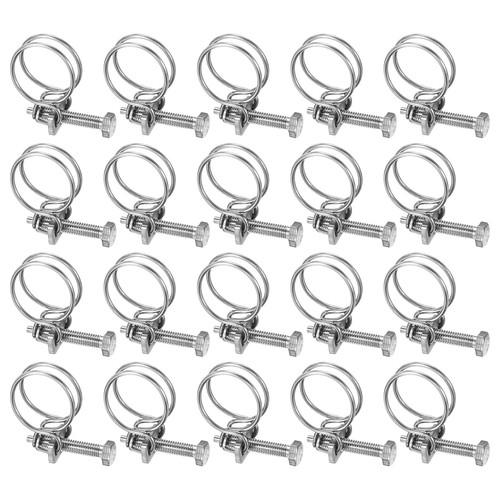 Lot colliers double fil - double,