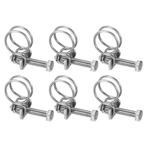 Lot colliers serrage double - lot, 6